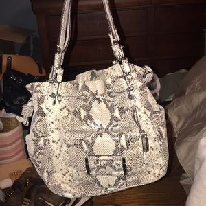 Michael Kors snakeskin purse